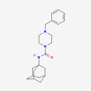 molecular formula C22H31N3O B5110698 N-1-adamantyl-4-benzyl-1-piperazinecarboxamide 