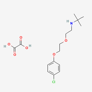 N-{2-[2-(4-chlorophenoxy)ethoxy]ethyl}-2-methyl-2-propanamine oxalate