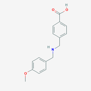 B511090 4-[[(4-methoxyphenyl)methylamino]methyl]benzoic Acid CAS No. 656815-41-7