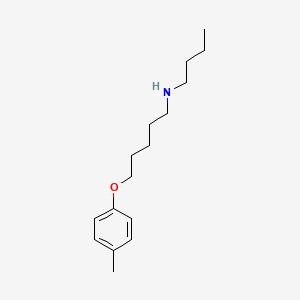 molecular formula C16H27NO B5110933 N-butyl-5-(4-methylphenoxy)-1-pentanamine 