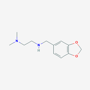 molecular formula C12H18N2O2 B511097 N'-Benzo[1,3]dioxol-5-ylmethyl-N,N-dimethyl-ethane-1,2-diamine CAS No. 500566-88-1