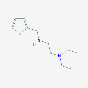 molecular formula C11H20N2S B511098 N,N-diethyl-N'-(thien-2-ylmethyl)ethane-1,2-diamine CAS No. 852706-07-1