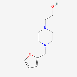 molecular formula C11H18N2O2 B5111038 2-[4-(2-furylmethyl)-1-piperazinyl]ethanol 