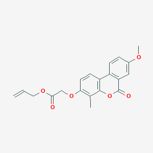 allyl [(8-methoxy-4-methyl-6-oxo-6H-benzo[c]chromen-3-yl)oxy]acetate