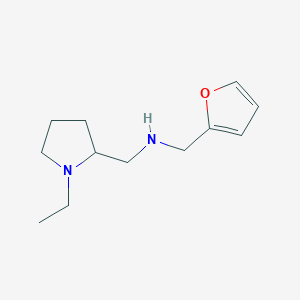 molecular formula C12H20N2O B511112 (1-Ethyl-pyrrolidin-2-ylmethyl)-furan-2-ylmethyl-amine CAS No. 727361-19-5