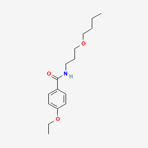 molecular formula C16H25NO3 B5111127 N-(3-butoxypropyl)-4-ethoxybenzamide 