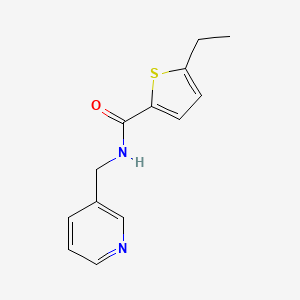 molecular formula C13H14N2OS B5111337 5-ethyl-N-(3-pyridinylmethyl)-2-thiophenecarboxamide 