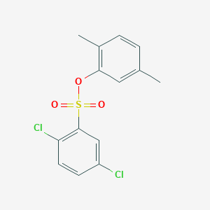 molecular formula C14H12Cl2O3S B5111350 2,5-dimethylphenyl 2,5-dichlorobenzenesulfonate 