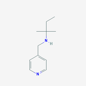 molecular formula C11H18N2 B511157 N-(tert-pentyl)-N-(4-pyridinylmethyl)amine CAS No. 932175-72-9