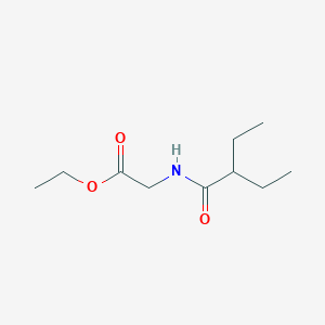 molecular formula C10H19NO3 B5111632 ethyl N-(2-ethylbutanoyl)glycinate CAS No. 6109-02-0