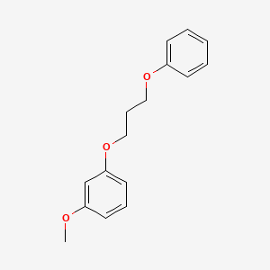 molecular formula C16H18O3 B5111666 1-methoxy-3-(3-phenoxypropoxy)benzene 