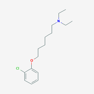 molecular formula C16H26ClNO B5111781 6-(2-chlorophenoxy)-N,N-diethyl-1-hexanamine 