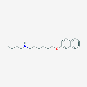molecular formula C20H29NO B5111817 N-butyl-6-(2-naphthyloxy)-1-hexanamine 