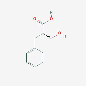 molecular formula C10H12O3 B051119 (S)-2-benzyl-3-hydroxypropanoic acid CAS No. 147383-72-0