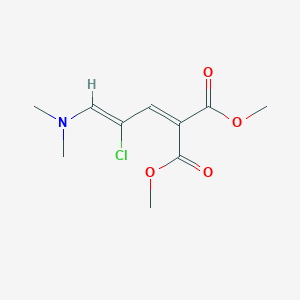 molecular formula C10H14ClNO4 B5111937 dimethyl [2-chloro-3-(dimethylamino)-2-propen-1-ylidene]malonate 