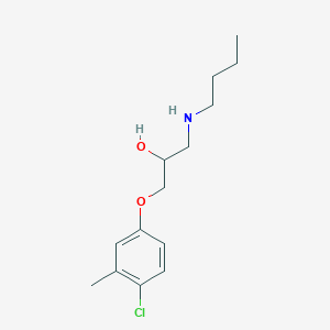 molecular formula C14H22ClNO2 B5111964 1-(butylamino)-3-(4-chloro-3-methylphenoxy)-2-propanol 