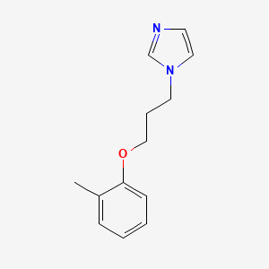 molecular formula C13H16N2O B5112121 1-[3-(2-methylphenoxy)propyl]-1H-imidazole 