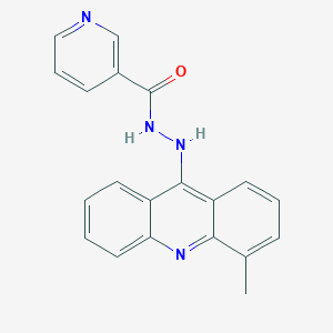 molecular formula C20H16N4O B5112237 N'-(4-methyl-9-acridinyl)nicotinohydrazide 