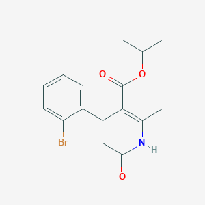isopropyl 4-(2-bromophenyl)-2-methyl-6-oxo-1,4,5,6-tetrahydro-3-pyridinecarboxylate