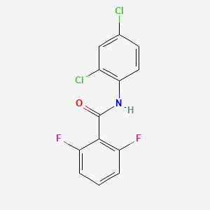 molecular formula C13H7Cl2F2NO B5112484 N-(2,4-二氯苯基)-2,6-二氟苯甲酰胺 
