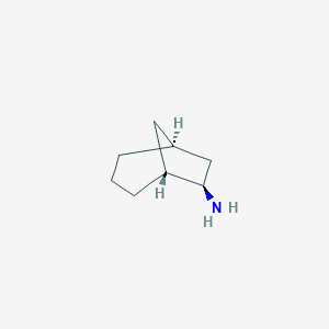 molecular formula C8H15N B051125 Bicyclo[3.2.1]octan-6-amine, exo-(9CI) CAS No. 124127-90-8