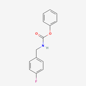 molecular formula C14H12FNO2 B5112515 phenyl (4-fluorobenzyl)carbamate 