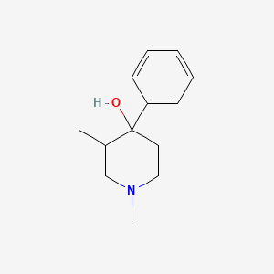 molecular formula C13H19NO B5112656 1,3-dimethyl-4-phenyl-4-piperidinol CAS No. 4733-71-5