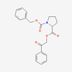 molecular formula C21H21NO5 B5112670 1-benzyl 2-(2-oxo-2-phenylethyl) 1,2-pyrrolidinedicarboxylate 