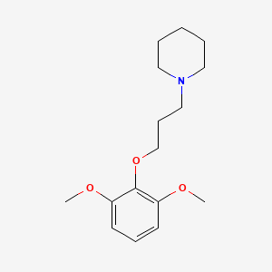 molecular formula C16H25NO3 B5112828 1-[3-(2,6-dimethoxyphenoxy)propyl]piperidine 