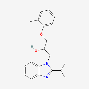 molecular formula C20H24N2O2 B5112898 1-(2-isopropyl-1H-benzimidazol-1-yl)-3-(2-methylphenoxy)-2-propanol 