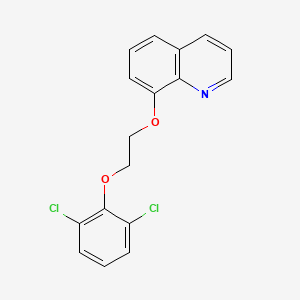 molecular formula C17H13Cl2NO2 B5112909 8-[2-(2,6-dichlorophenoxy)ethoxy]quinoline 
