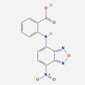 molecular formula C13H8N4O5 B5112938 2-[(7-nitro-2,1,3-benzoxadiazol-4-yl)amino]benzoic acid 