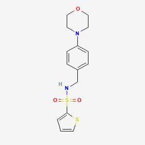 molecular formula C15H18N2O3S2 B5112999 N-[4-(4-morpholinyl)benzyl]-2-thiophenesulfonamide 
