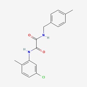 molecular formula C17H17ClN2O2 B5113093 N-(5-chloro-2-methylphenyl)-N'-(4-methylbenzyl)ethanediamide 