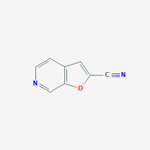 molecular formula C8H4N2O B051131 Furo[2,3-c]pyridine-2-carbonitrile CAS No. 112372-12-0