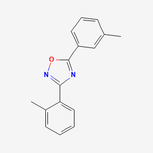 molecular formula C16H14N2O B5113231 3-(2-methylphenyl)-5-(3-methylphenyl)-1,2,4-oxadiazole 