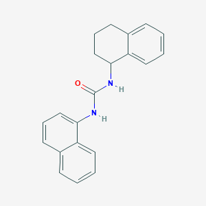 molecular formula C21H20N2O B5113268 N-1-naphthyl-N'-(1,2,3,4-tetrahydro-1-naphthalenyl)urea 