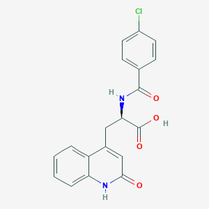 molecular formula C19H15ClN2O4 B051133 瑞巴派特，(R)- CAS No. 111911-90-1