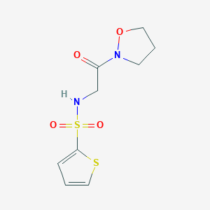 molecular formula C9H12N2O4S2 B5113317 N-[2-(2-isoxazolidinyl)-2-oxoethyl]-2-thiophenesulfonamide 