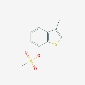B511333 (3-Methyl-1-benzothiophen-7-yl) methanesulfonate CAS No. 40863-15-8