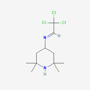 molecular formula C11H19Cl3N2 B5113353 2,2,6,6-tetramethyl-N-(2,2,2-trichloroethylidene)-4-piperidinamine 