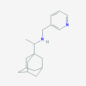 molecular formula C18H26N2 B511345 (1-Adamantan-1-yl-ethyl)-pyridin-3-ylmethyl-amine CAS No. 341009-21-0