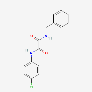 molecular formula C15H13ClN2O2 B5113471 N-benzyl-N'-(4-chlorophenyl)ethanediamide 