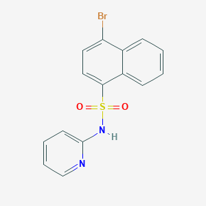B511354 4-bromo-N-pyridin-2-ylnaphthalene-1-sulfonamide CAS No. 313402-60-7