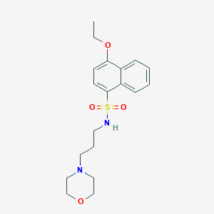 B511356 [(4-Ethoxynaphthyl)sulfonyl](3-morpholin-4-ylpropyl)amine CAS No. 312598-57-5
