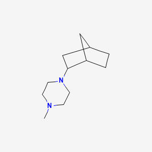 molecular formula C12H22N2 B5113648 1-bicyclo[2.2.1]hept-2-yl-4-methylpiperazine 