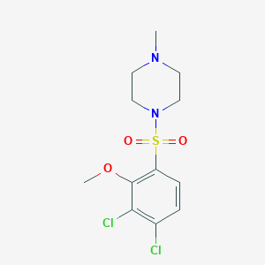 B511369 1-[(3,4-Dichloro-2-methoxyphenyl)sulfonyl]-4-methylpiperazine CAS No. 457961-70-5