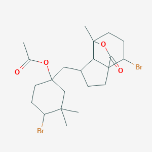 molecular formula C22H32Br2O4 B051137 Angasiol acetate CAS No. 123967-75-9