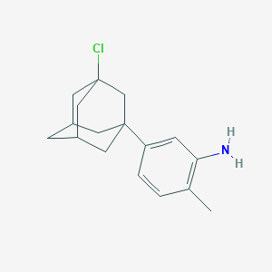 molecular formula C17H22ClN B5113742 5-(3-chloro-1-adamantyl)-2-methylaniline 