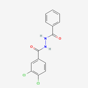 molecular formula C14H10Cl2N2O2 B5113752 N'-benzoyl-3,4-dichlorobenzohydrazide 